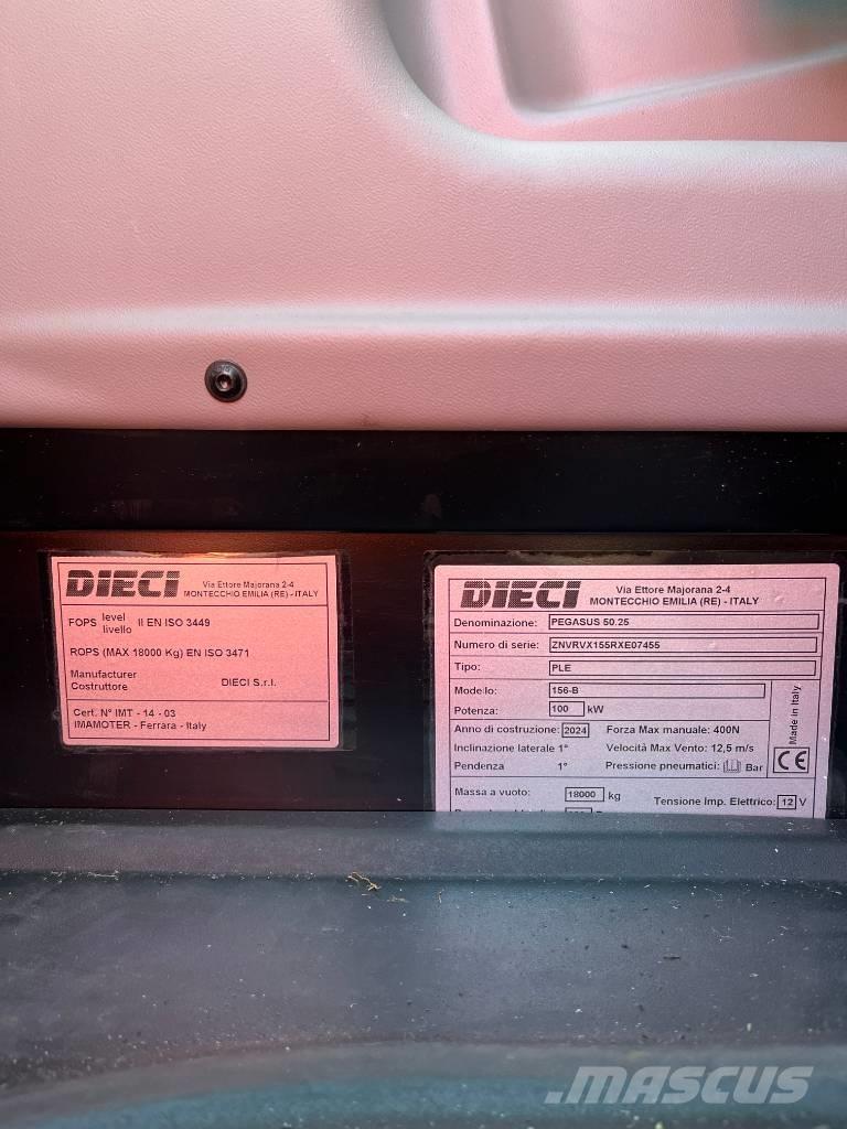 Dieci Pegaus 50.25 Teleskopické manipulátory