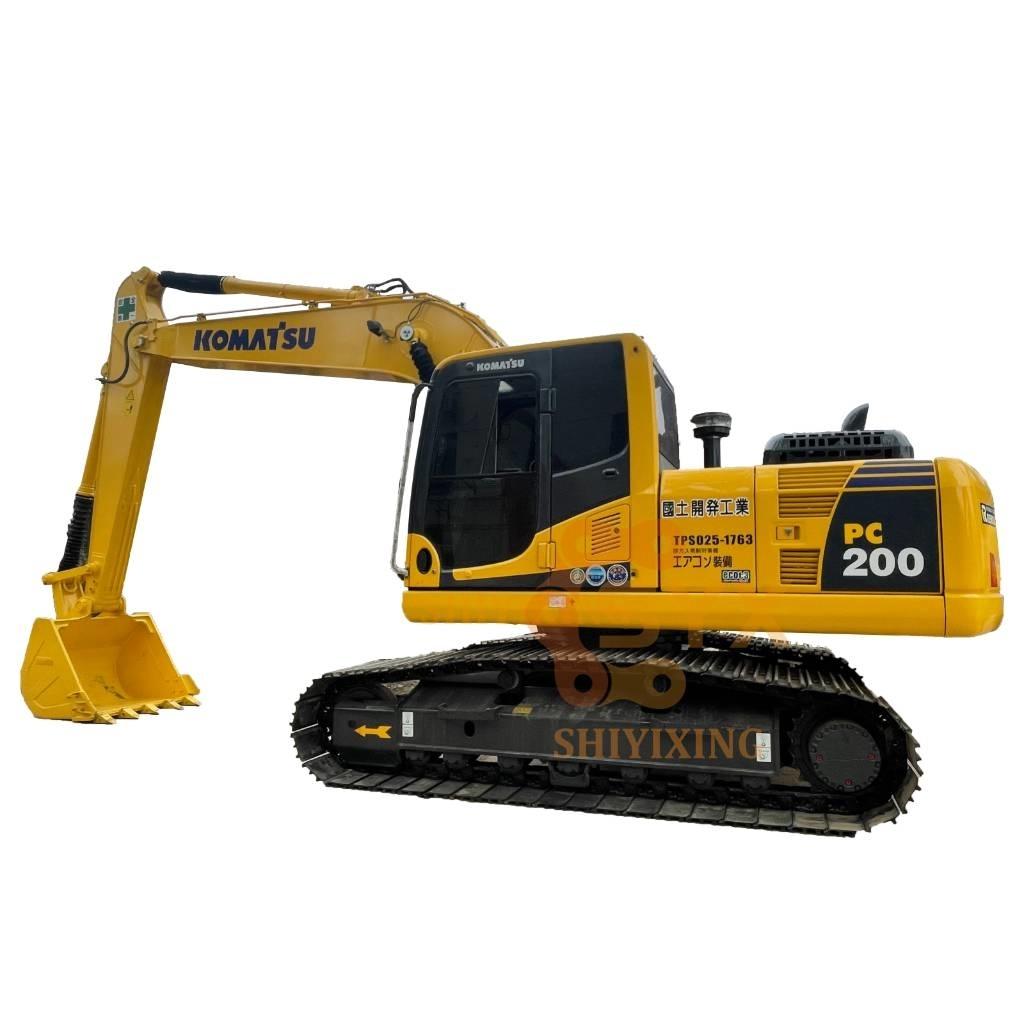Komatsu PC 200 Pásová rýpadla