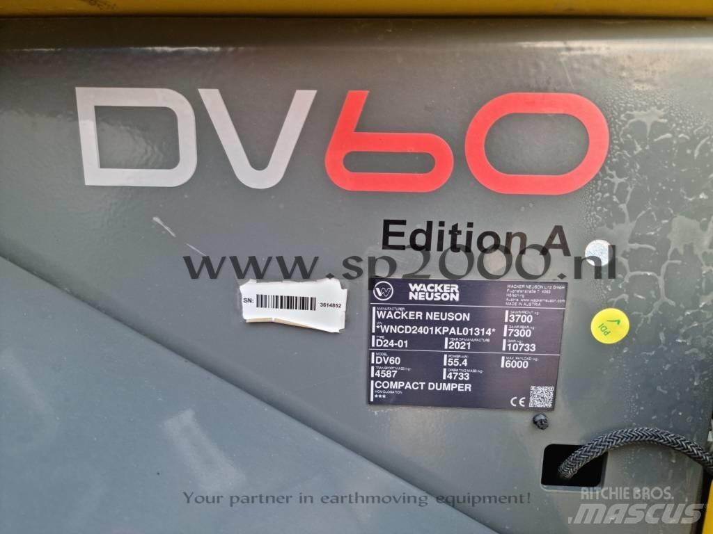Wacker Neuson DV 60 Vyklápěcí dempry