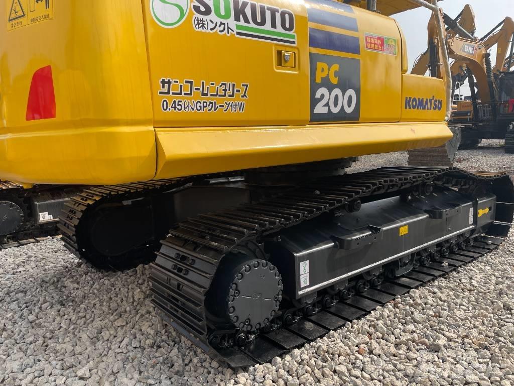 Komatsu PC 200 Pásová rýpadla