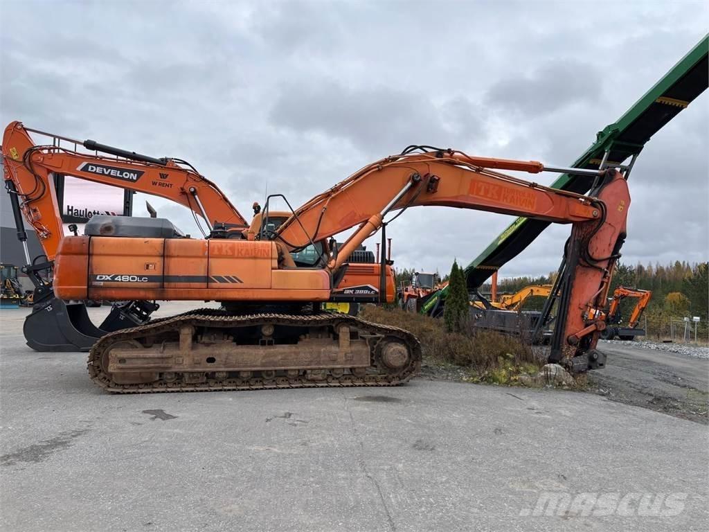 Doosan DX480LC Pásová rýpadla