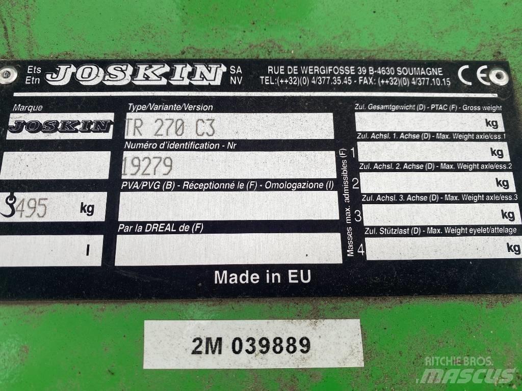 Joskin TR 270 C3 Mulčovače
