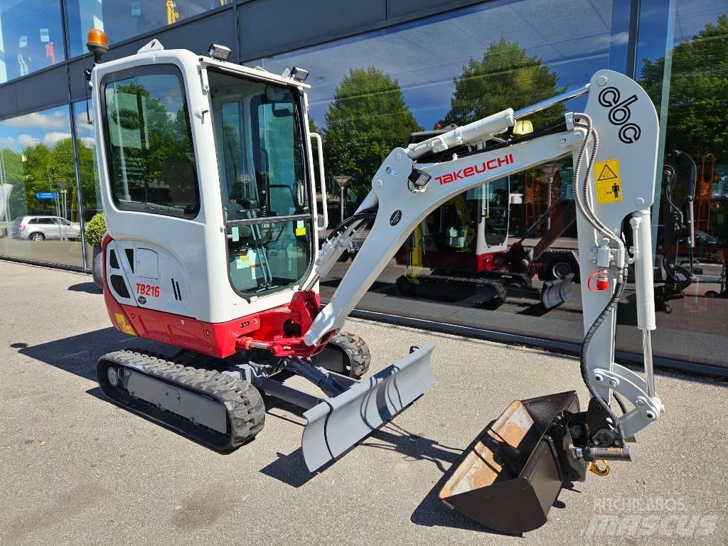 Takeuchi tb216 Mini rýpadla < 7t