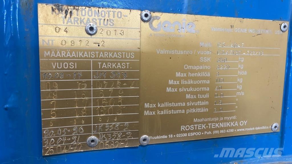 Genie GS 4047 Nůžková zvedací plošina