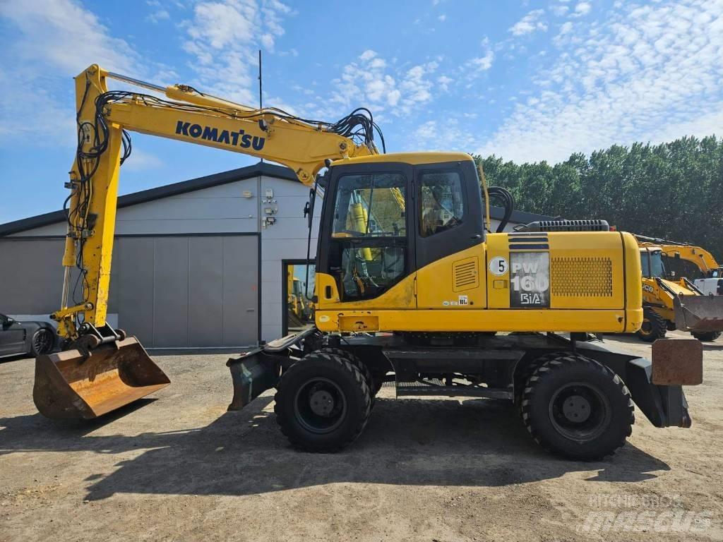 Komatsu PW 160-7 Kolová rýpadla