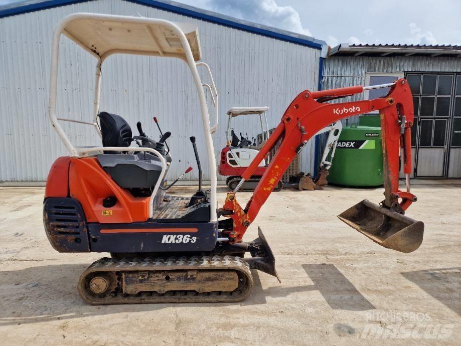 Kubota KX 36-3 Mini rýpadla < 7t
