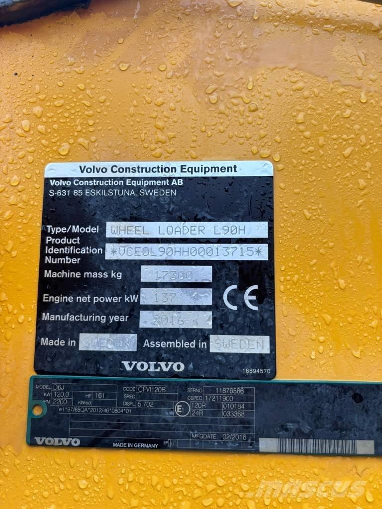 Volvo L 90 H Kolové nakladače