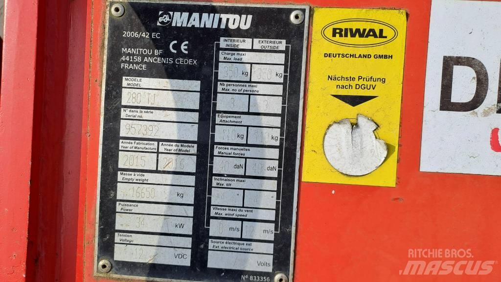 Manitou 280TJ Teleskopické plošiny