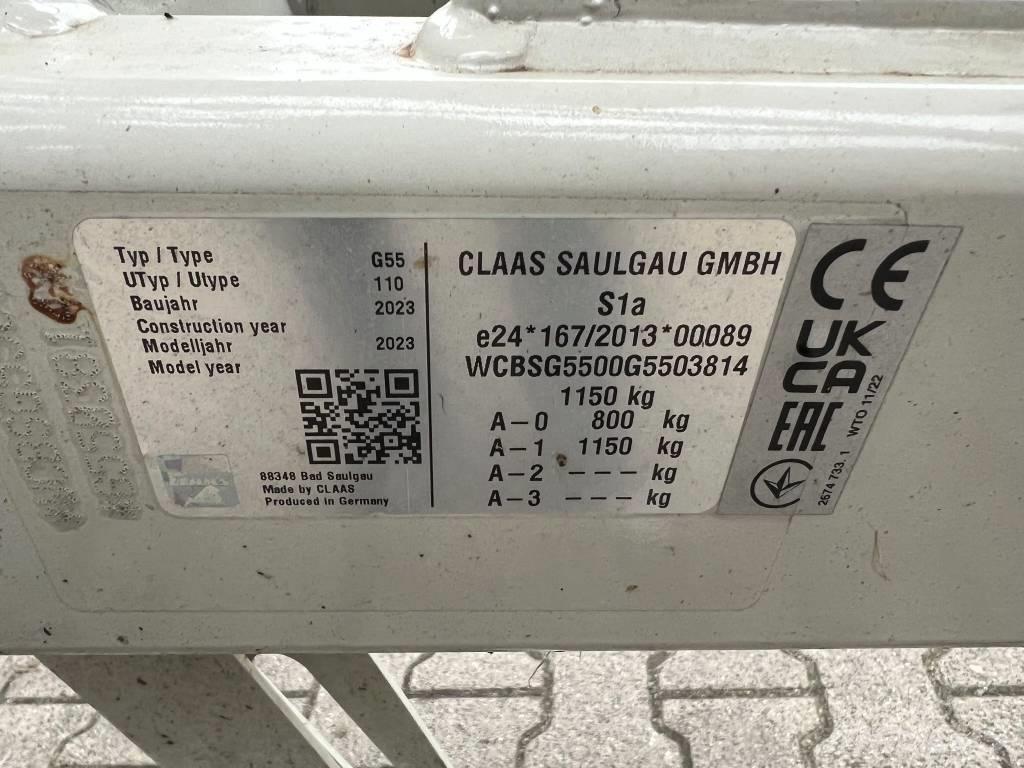 CLAAS Volto 1100 T Obraceče a shrabovače sena
