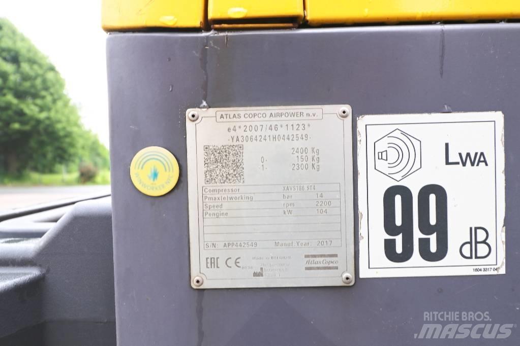 Atlas Copco XAVS 186 Kompresory