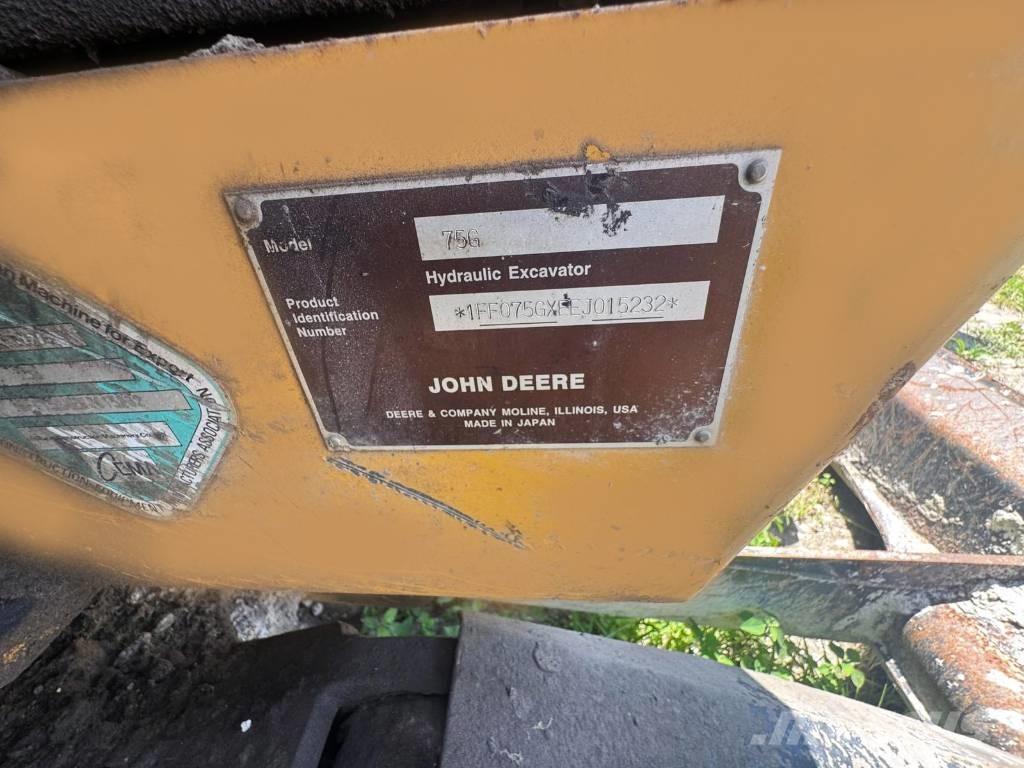 John Deere 75 G Mini rýpadla < 7t