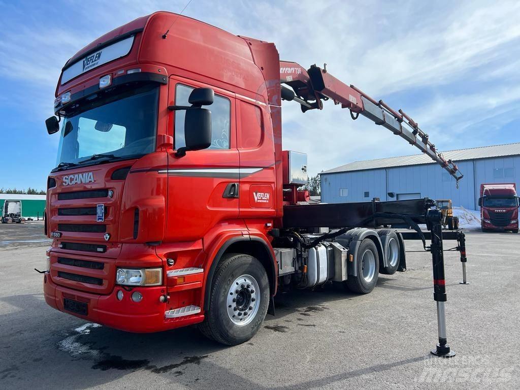 Scania R 580 Autojeřáby, hydraulické ruky