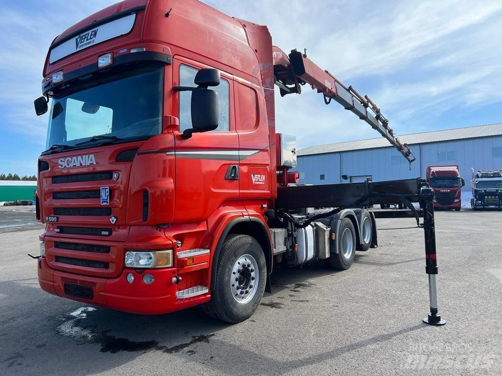 Scania R 580 Autojeřáby, hydraulické ruky