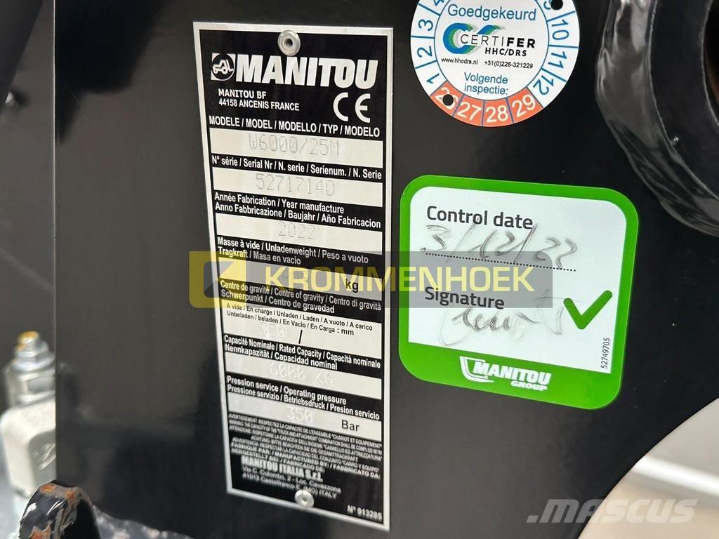 Manitou W6000 Teleskopické manipulátory