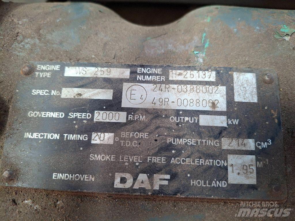 DAF WS259 Motory