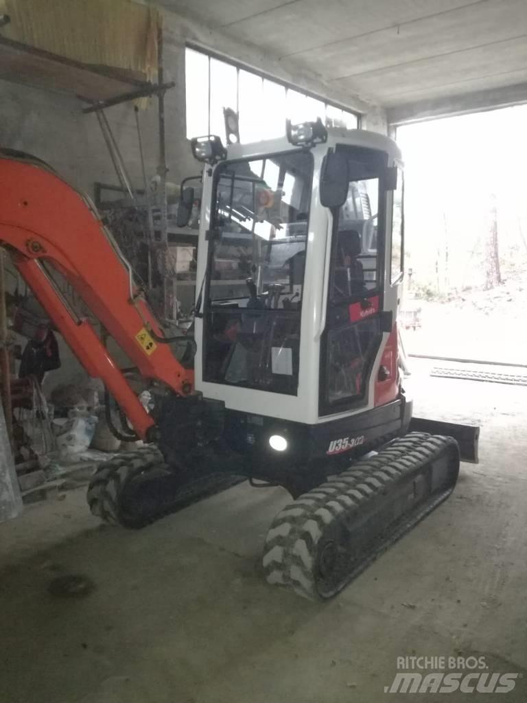 Kubota U 35 Mini rýpadla < 7t