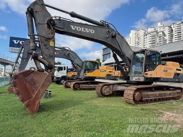 Volvo EC480DL Pásová rýpadla