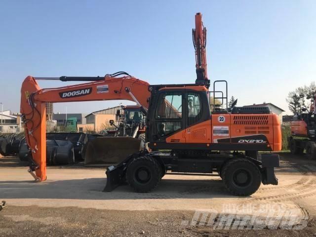 Doosan DX 210 W Kolová rýpadla