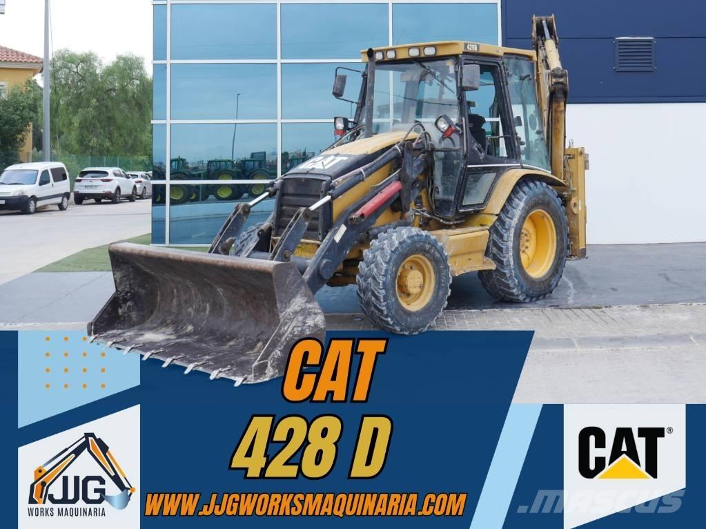 CAT 428 D Rýpadlo-nakladače