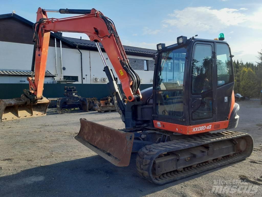 Kubota KX 080-4 Midi rýpadla 7t - 12t