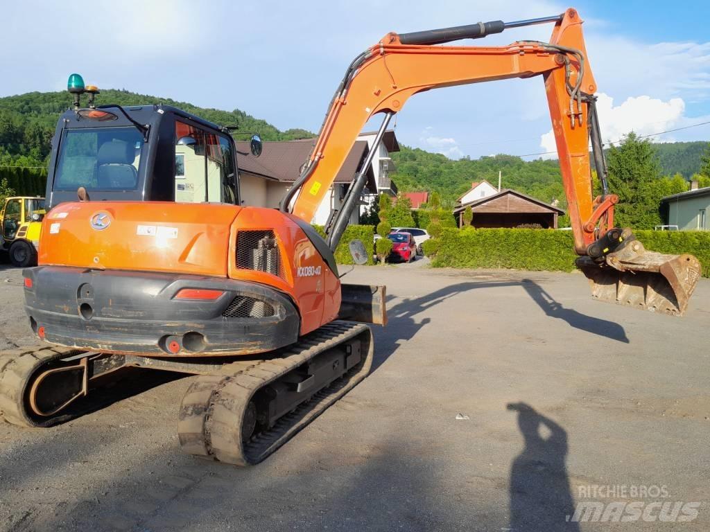 Kubota KX 080-4 Midi rýpadla 7t - 12t