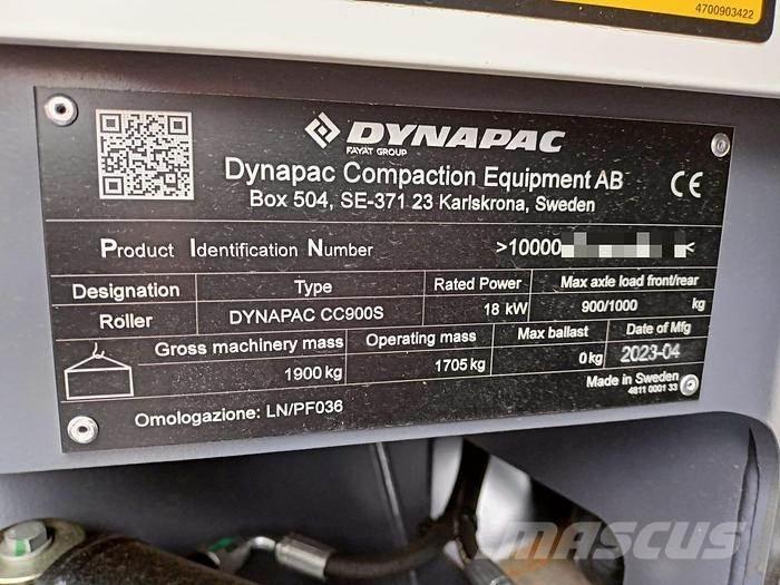 Dynapac CC900S Vlečné vibrační válce