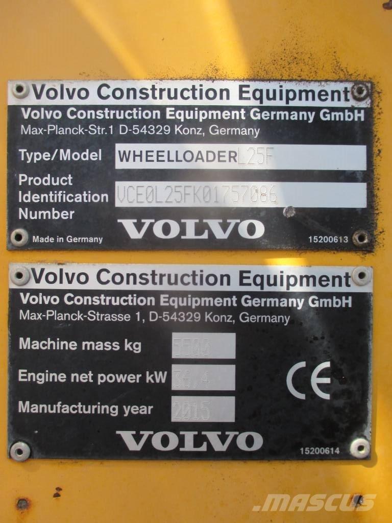 Volvo L 25 F Kolové nakladače