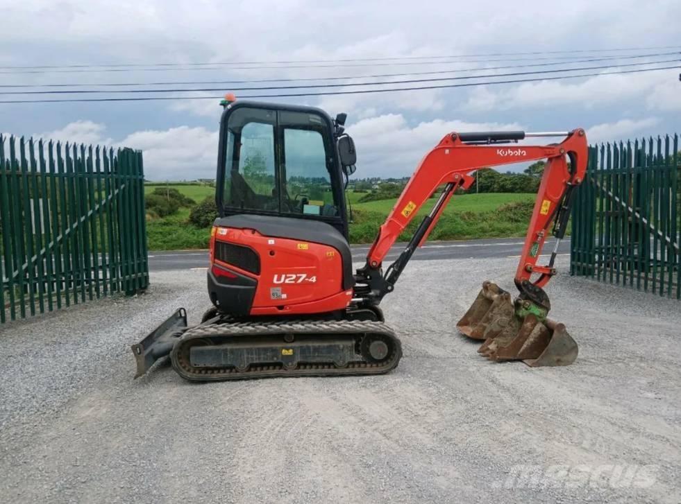 Kubota U 27-4 Mini rýpadla < 7t