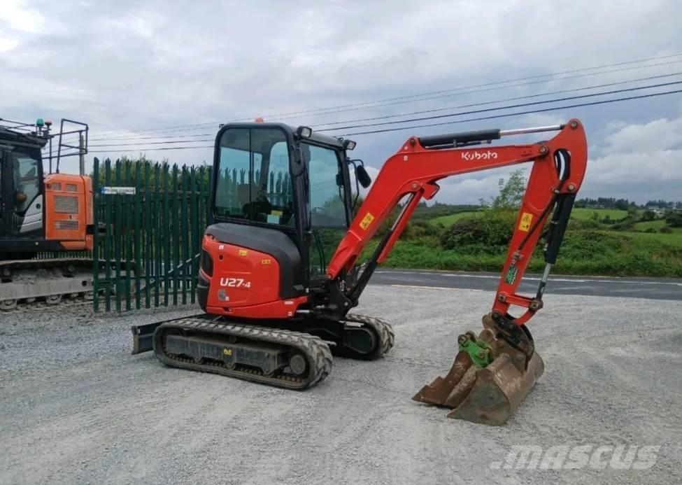 Kubota U 27-4 Mini rýpadla < 7t