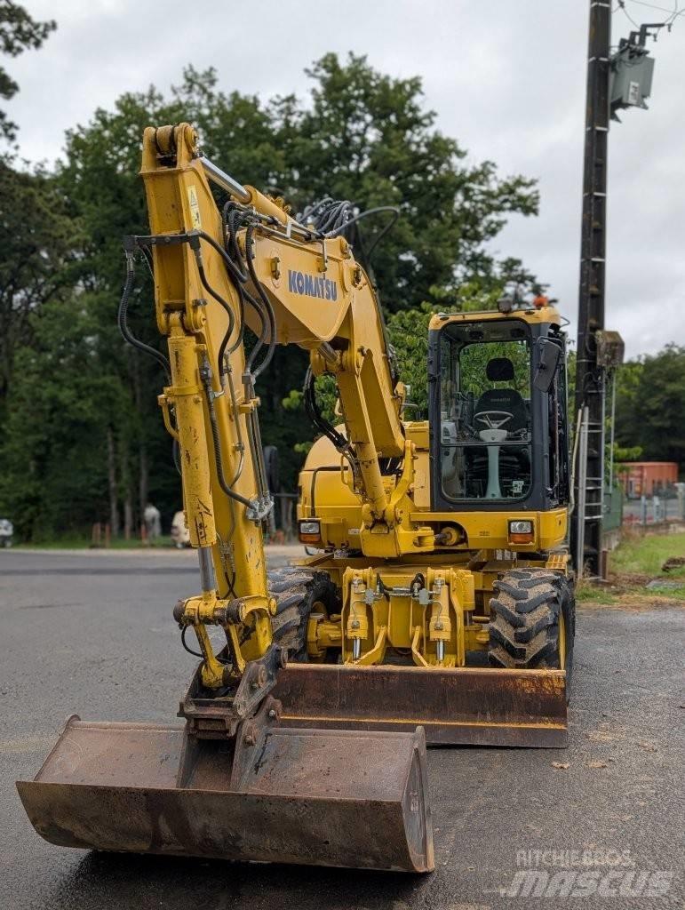 Komatsu PW 98 MR-8 Kolová rýpadla
