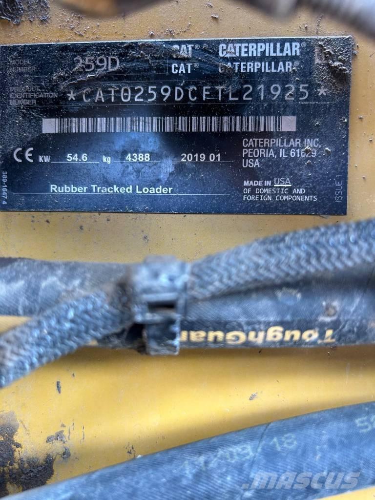 CAT 259 D Smykem řízené nakladače