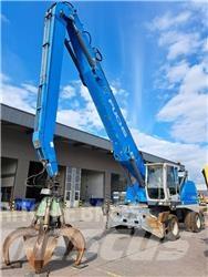 Fuchs MHL350E + Polyp Stroje pro manipulaci s odpadem