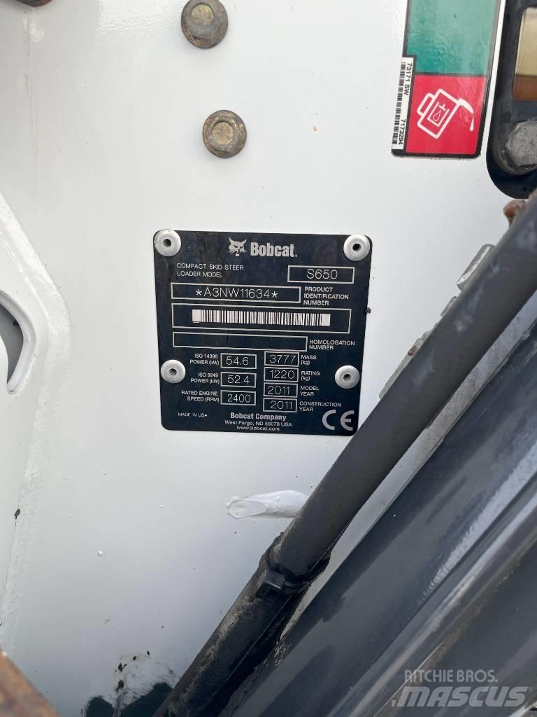 Bobcat S 650 Smykem řízené nakladače