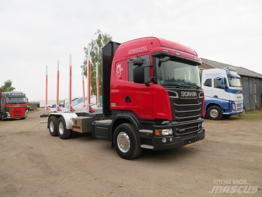 Scania R 520 Vozy na přepravu kmenů