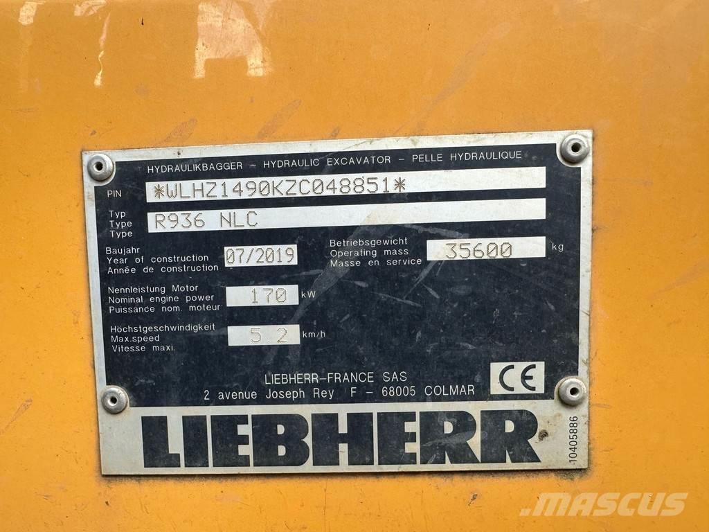 Liebherr R936 NLC Pásová rýpadla