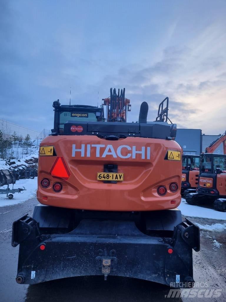 Hitachi ZX155W-7 2P Kolová rýpadla