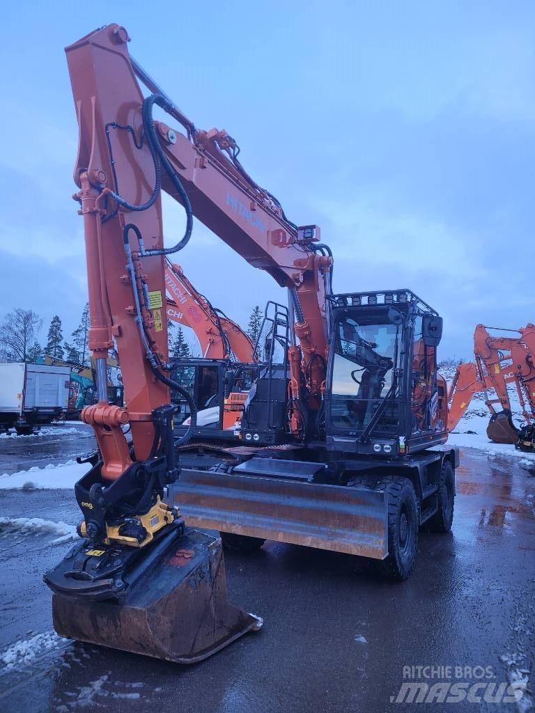 Hitachi ZX155W-7 2P Kolová rýpadla