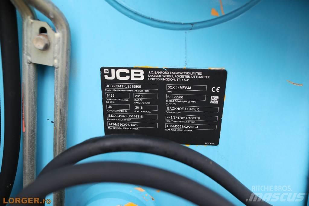 JCB 3 CX 14 Rýpadlo-nakladače
