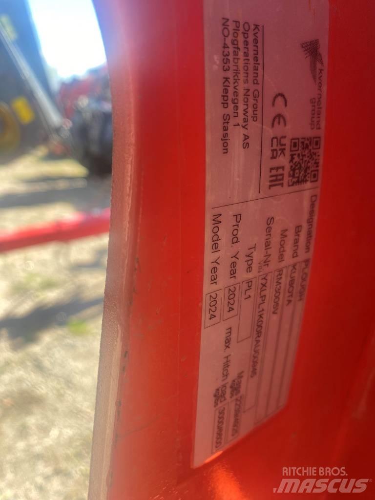 Kubota RM 300 SV Oboustranné pluhy