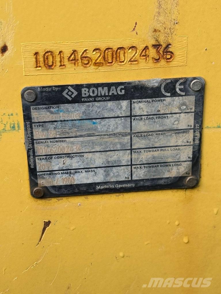 Bomag BW 80 AD-5 Tandemové válce