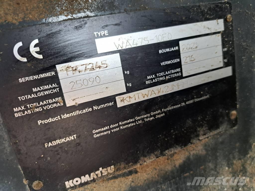 Komatsu WA475-10E0 Kolové nakladače