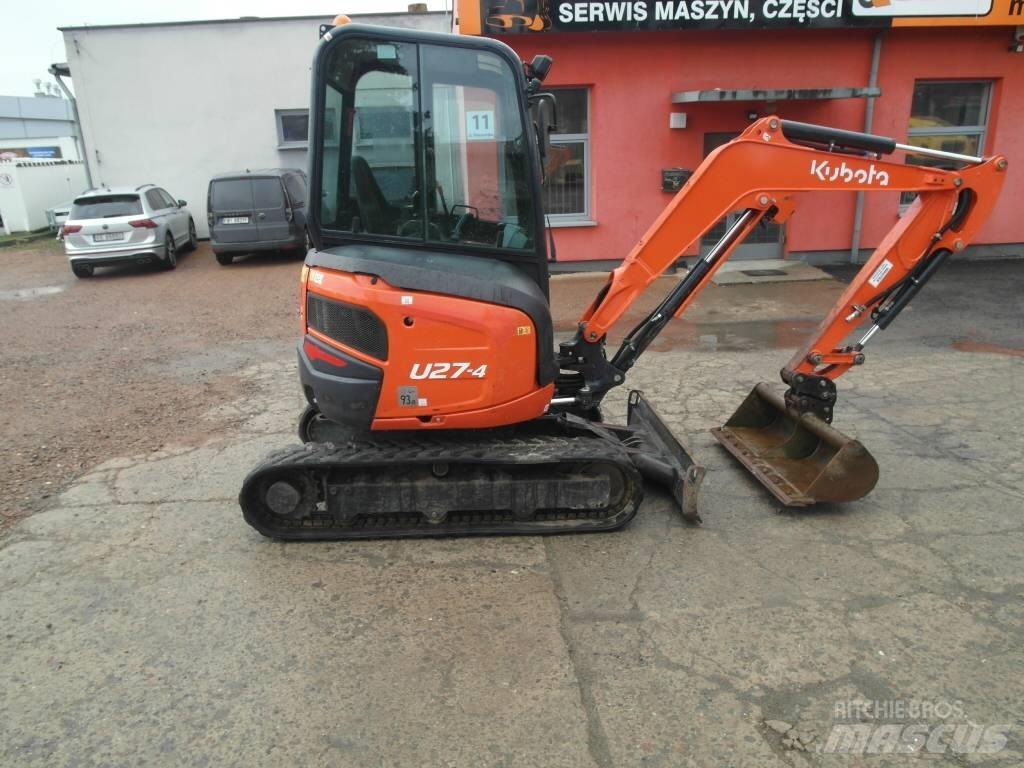 Kubota U 27-4 Mini rýpadla < 7t