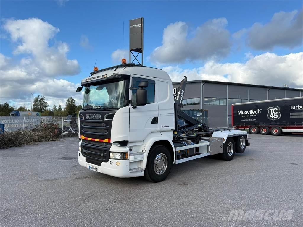 Scania R 520 6X2 Hákový nosič kontejnerů