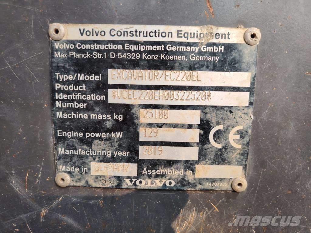 Volvo EC 220 E Pásová rýpadla