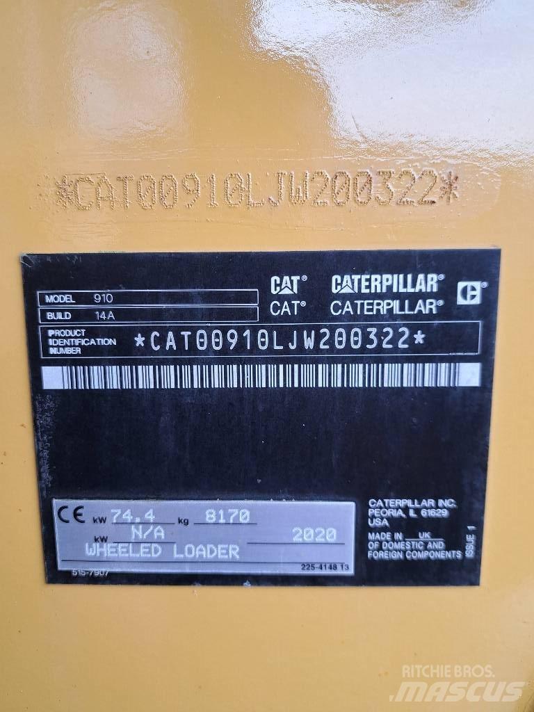 CAT 910 Kolové nakladače