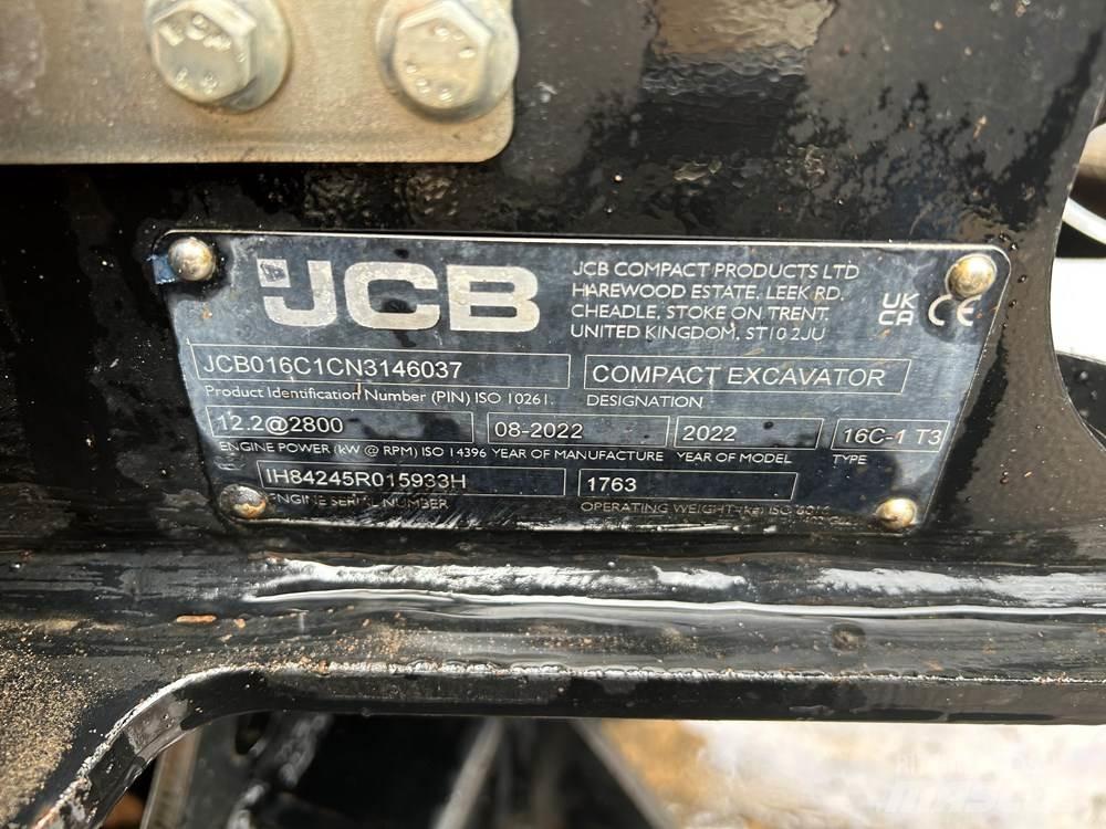 JCB 16C-1 Mini rýpadla < 7t