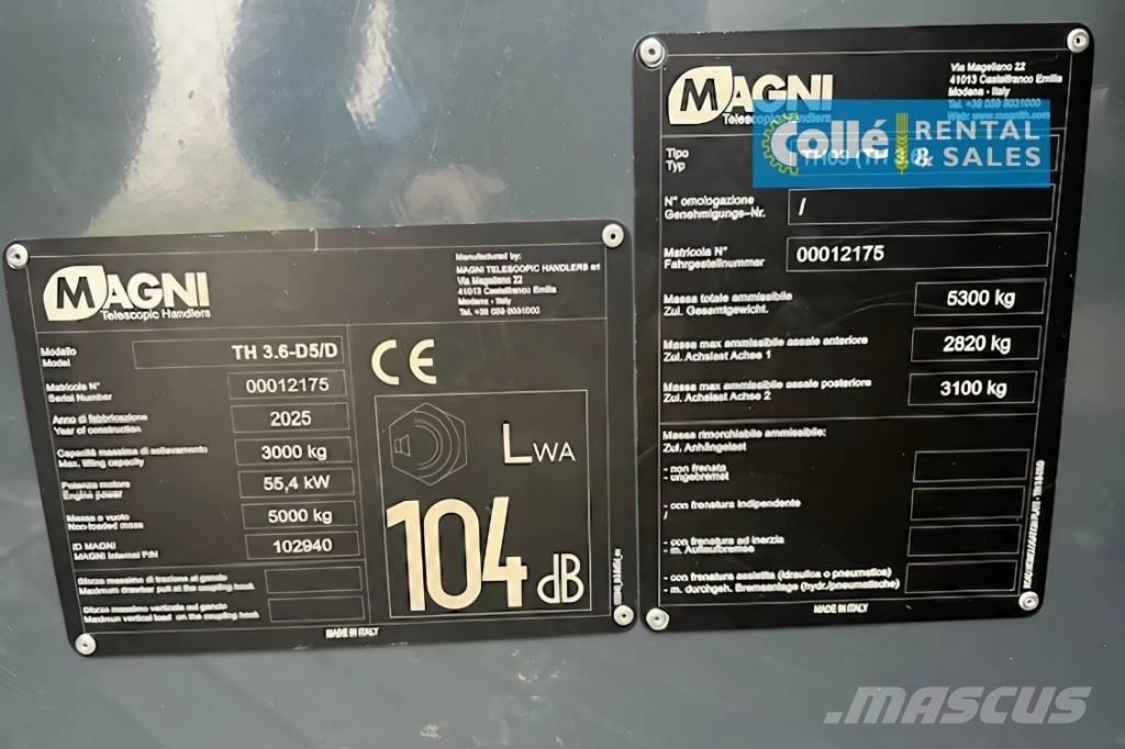 Magni TH 3.6 | 2025 Teleskopické manipulátory