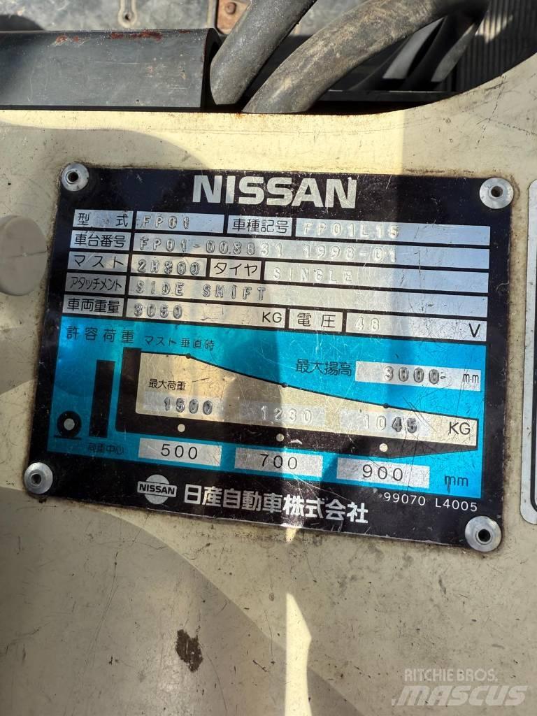 Nissan FP01 L 15 U Akumulátorové vozíky