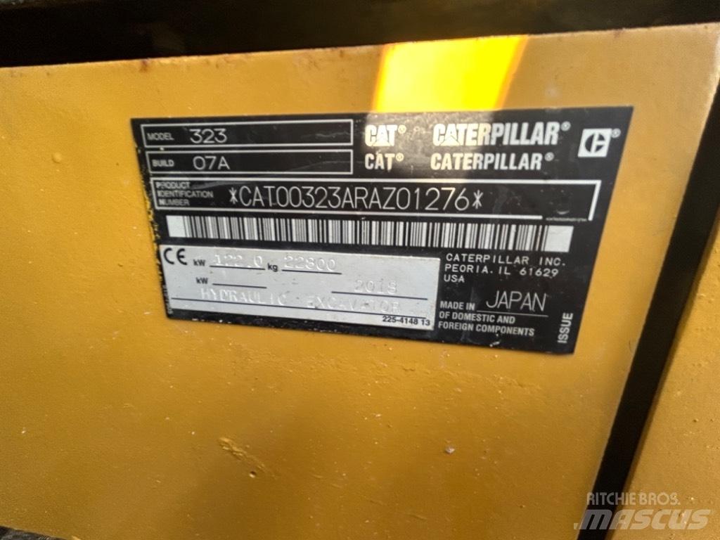 CAT 323 Nextgen Pásová rýpadla