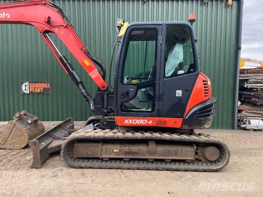 Kubota KX 080-4 Midi rýpadla 7t - 12t